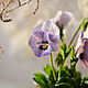 Pansy. Botanical sculpture. Flowers. KG_flowers. My Livemaster. Фото №6