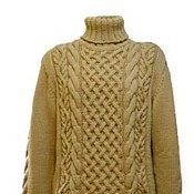 Warm winter knitted cap (beanie) Malabrigo