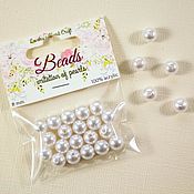 Материалы для творчества handmade. Livemaster - original item Acrylic beads, imitation pearl 8mm.. Handmade.