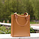 Order Women's leather bag mustard-brown. migotobags. Livemaster. . Classic Bag Фото №3