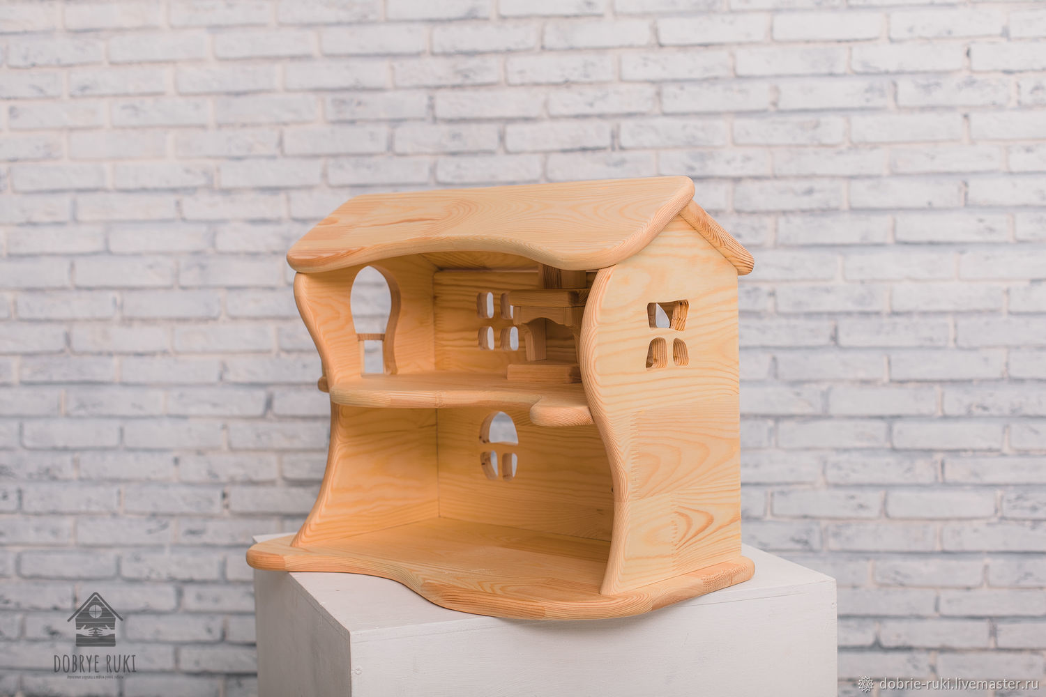 Кукольный домик двухэтажный – купить в интернет-магазине на Ярмарке ...