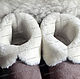 Chuni-Slippers made of sheepskin (brown). Slippers. Rogopuh. My Livemaster. Фото №4
