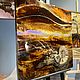 Картина нефтью с Аммонитом Коллекционная. Картины. Нефть арт. Ярмарка Мастеров.  Фото №8