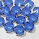 Rivoli rhinestones 12 mm Blue lacquer, Rhinestones, Solikamsk,  Фото №1