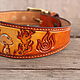 Leather dog collar 'Avatar'. Dog - Collars. Narmo leather workshop.. Online shopping on My Livemaster.  Фото №2