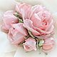 CLIPS: A sprig of soft pink roses in her hair, Hairpins, Yurga,  Фото №1