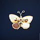 The scarlet butterfly brooch, enamel, vintage. Vintage brooches. Godsend vintage. My Livemaster. Фото №4