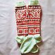 Knitted knee socks, Socks with reindeer, A practical gift for a girl. Knee. Nadezhda Perepelitsa. Online shopping on My Livemaster.  Фото №2