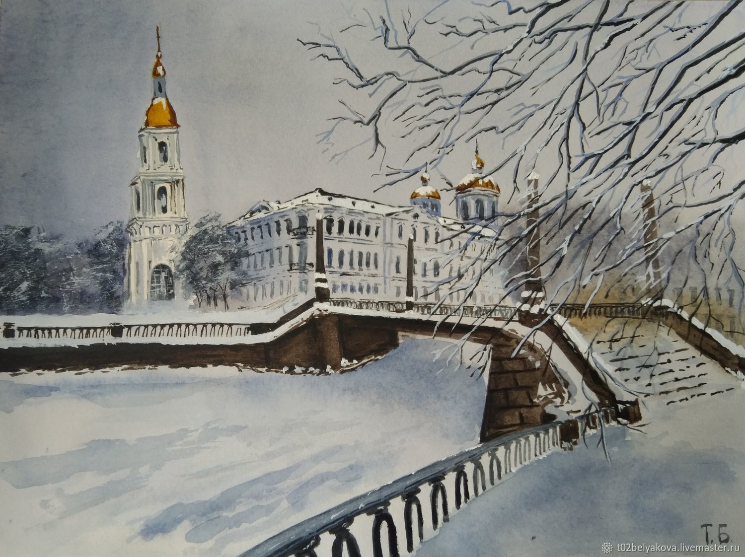 Санкт-Петербург. Никольский Морской собор. Зимний пейзаж в интернет ...