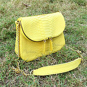 Сумки и аксессуары handmade. Livemaster - original item Cross body handbag from python PRINCESS. Handmade.