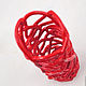 Red openwork vase. Vases. Elena Zaychenko - Lenzay Ceramics. My Livemaster. Фото №6