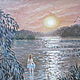 Oil painting 'At the dawn of the', Pictures, Moscow,  Фото №1