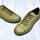 Order Stylish sneakers, made of natural perforated leather, handmade. SHOES&BAGS. Livemaster. . Training shoes Фото №3