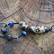 Фен-шуй и эзотерика handmade. Livemaster - original item Talisman for men, personal keychain with Ji beads. Handmade.