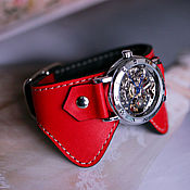Украшения handmade. Livemaster - original item Women`s Wristwatches Buterfly Red. Handmade.