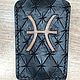 Кожаный ключница ручной работы с тиснением рыба. Ключницы. Art Gabrielli leather atelier. Интернет-магазин Ярмарка Мастеров.  Фото №2
