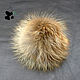 Fur pompons from fur of red Fox. Pompons. Mishan (mishan). My Livemaster. Фото №4