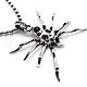 Подвеска из серебра Mask of Spyder GtP38-47, Подвеска, Москва,  Фото №1