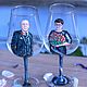 Glasses on a wedding anniversary. Wine Glasses. RomanticArtGlass. Online shopping on My Livemaster.  Фото №2