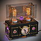 Стимпанк лампа " Octopus Brown ЯХТА ", RGB, диммер, 2 Edison лампы. Потолочные и подвесные светильники. Magen König (magenkening). Ярмарка Мастеров.  Фото №6