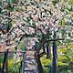 Oil painting Spring Landscape with a spring apple tree. Pictures. olga-klim (olga-klim). Online shopping on My Livemaster.  Фото №2