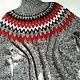 Kordy mottled//Твидовый свитер M/L Лопапейса унисекс Твид и альпака. Свитеры. Sculptural Crochet. Ярмарка Мастеров.  Фото №9