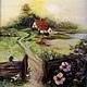 'Path to the house ' Wool painting, Pictures, Bryansk,  Фото №1