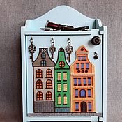 Для дома и интерьера handmade. Livemaster - original item Key holders wall. Housekeeper-locker Holland.Wall-mounted housekeeper.. Handmade.