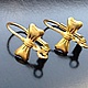 Shvenzy for jewelry art.5-54 Gold bows, brass, Schwenzy, Blagoveshchensk,  Фото №1