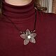 Заказать Кулон Цветок с розовым опалом. Терехина Ольга (CreativeJewelry). Ярмарка Мастеров. . Подвеска Фото №3