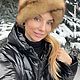 Повязка чалма из меха соболя «Енисей». Повязки. Татьяна Гогошидзе (tf_fur_workshop). Ярмарка Мастеров.  Фото №6