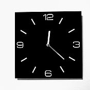 Для дома и интерьера handmade. Livemaster - original item Wall clock black. Handmade.