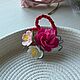 Заказать Цветущее сердце. Knitted flowers. Ярмарка Мастеров. . Кулон Фото №3