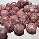 Order Strawberry quartz rondel 10 mm. Elena (luxury-fittings). Livemaster. . Minerals Фото №3