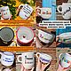 A smooth mug with colorful hearts as a gift to a loved one. Mugs and cups. DASHA LEPIT | Ceramic tableware (dashalepit). My Livemaster. Фото №12