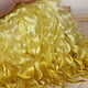 Mohair tress (yellow, lemon, Golden) (for dolls). Doll hair. Hair and everything for dolls. My Livemaster. Фото №5