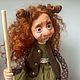 Баба -яга, интерьерная кукла ручной работы. Интерьерная кукла. Larsen.dolls. Ярмарка Мастеров.  Фото №5