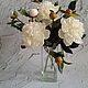 Пионы из фоамирана. Букеты. Natashaflowers_decor. Интернет-магазин Ярмарка Мастеров.  Фото №2