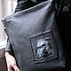 3D gorilla Bag made of black genuine leather, Classic Bag, Moscow,  Фото №1