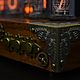 Lamp table clock ' Walnut SteamPunk Bronze 6». Tube clock. Tube-time (tube-time). My Livemaster. Фото №13