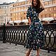 Платье-рубашка из Итальянского штапеля «Bella Rosa”, Платья, Москва,  Фото №1