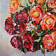 Oil painting. Roses, Pictures, Samara,  Фото №1