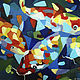 Koi oil Painting. Pictures. Viktorianka. Online shopping on My Livemaster.  Фото №2