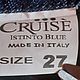 Винтаж: Джинсы бренд CRUISE Италия, женские р.27.- новые. Брюки винтажные. Мастерская ЕЛЕНЫ ЛЬНЯНОЙ.. Ярмарка Мастеров.  Фото №4