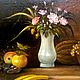 Order Author's painting still life with flowers and fruit. Vladimir Tarasov. Livemaster. . Pictures Фото №3
