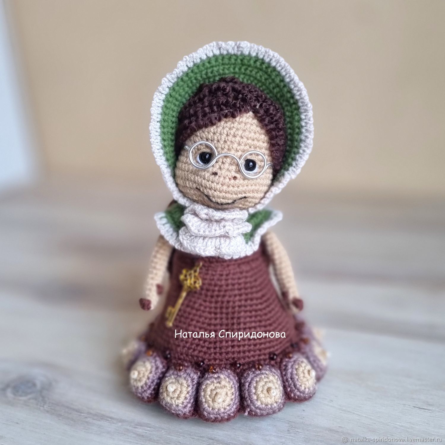 Вязаный брелок черепашка крючком | Hi Amigurumi