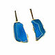 Earrings with quartz blue 'Sky' large earrings with blue stone. Earrings. Irina Moro. Online shopping on My Livemaster.  Фото №2