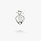 Silver Duckling Turtledove heart, Pendant, Belaya Cerkov,  Фото №1