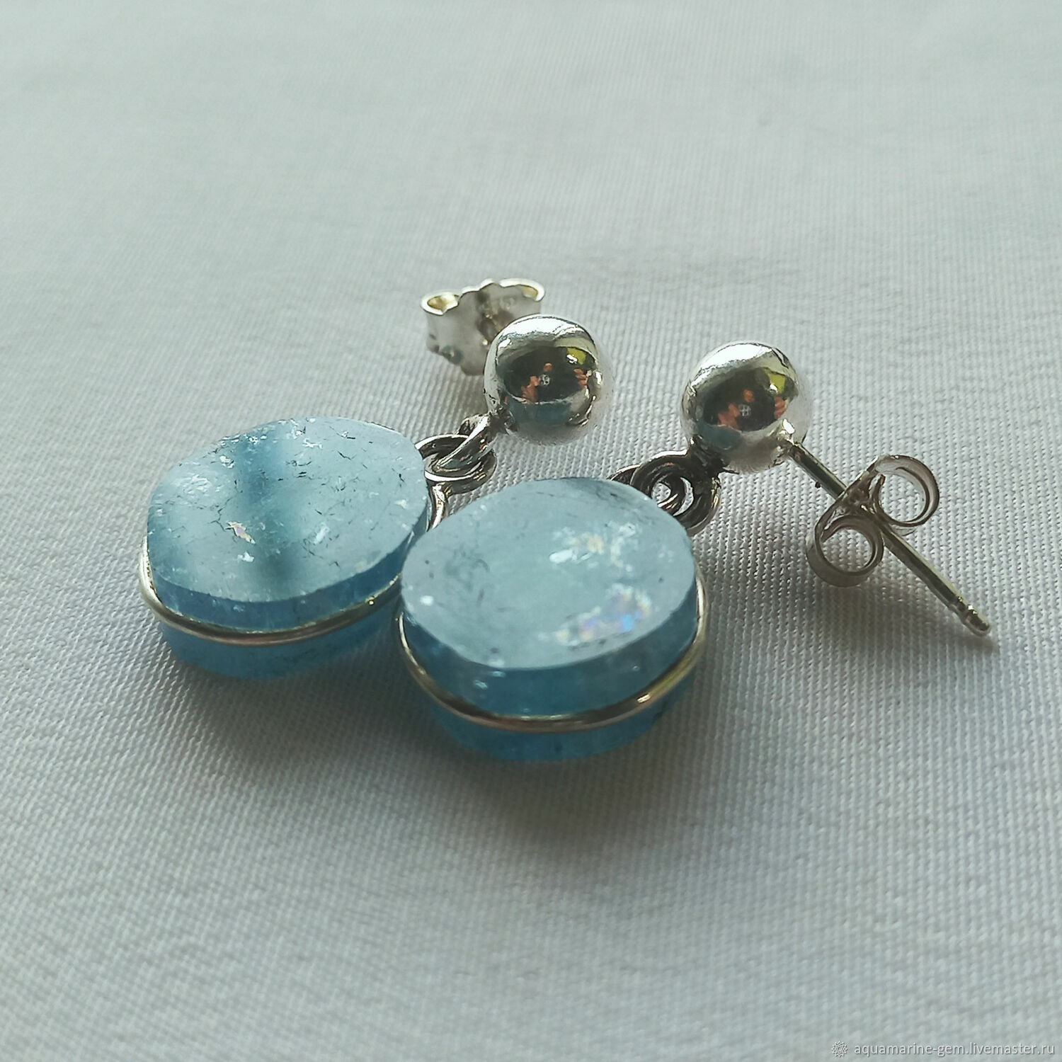 Серьги Aquamarine 2353408