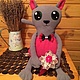 Кошечка с сердечком, Мягкие игрушки, Москва,  Фото №1